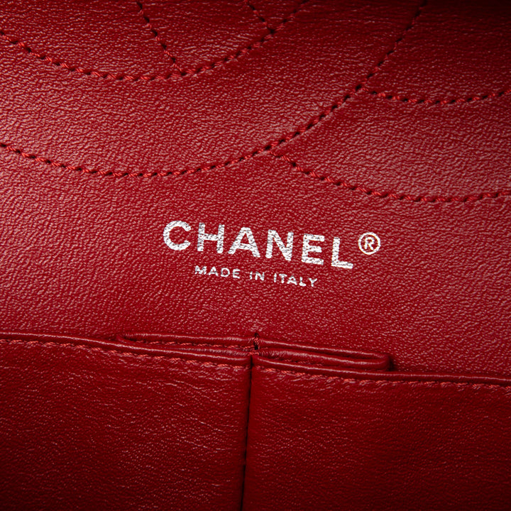Chanel Matelassé Cuir verni Reissue 2.55 Double rabat 227
