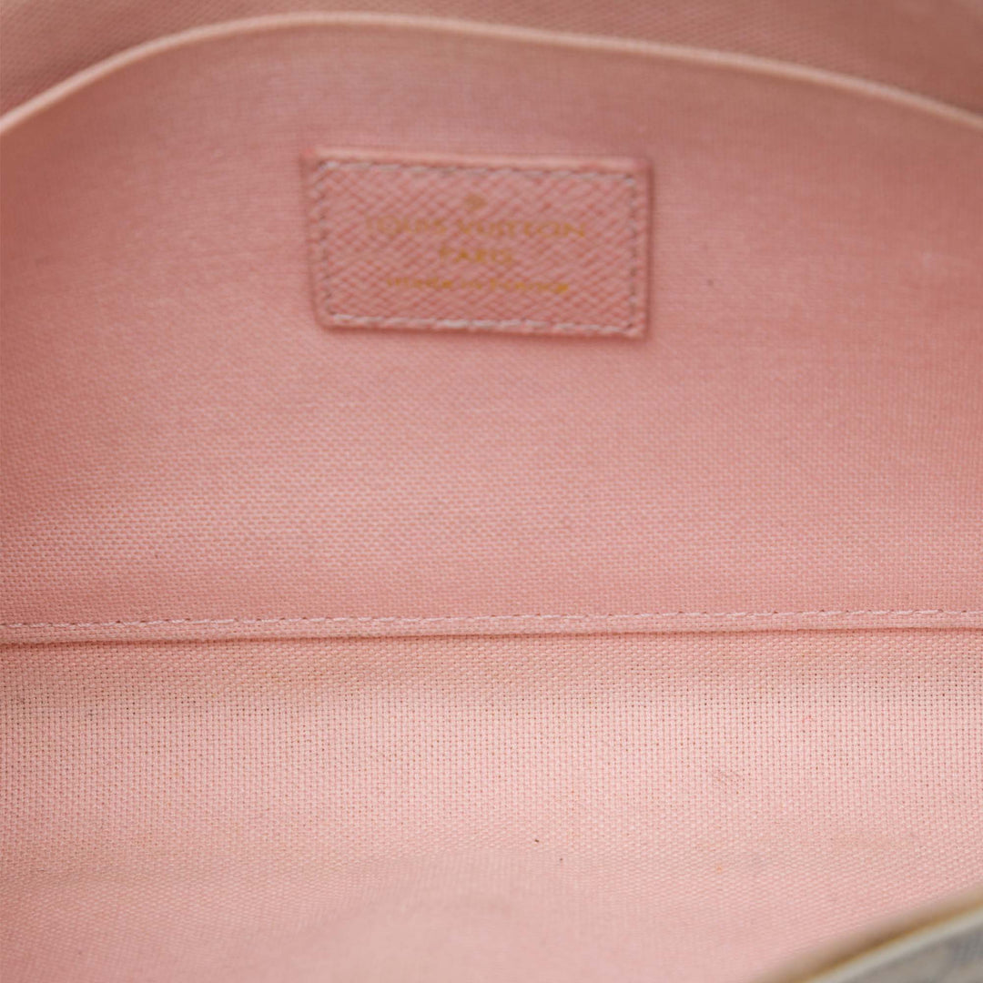 Louis Vuitton Pochette Felicie Damier Azur Blanc – vue 4 – GABY PARIS