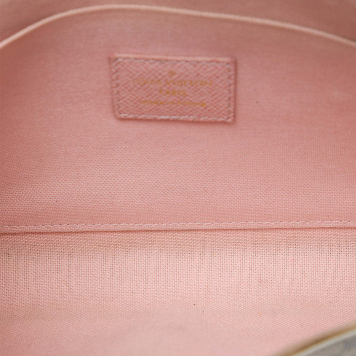 Louis Vuitton Pochette Felicie Damier Azur Blanc – vue 4 – GABY PARIS