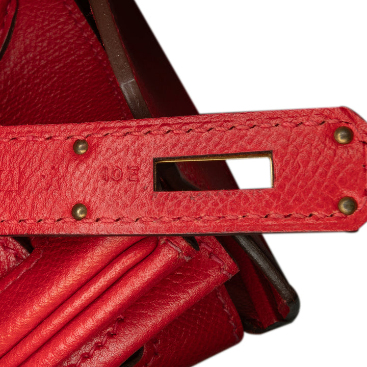 Epsom Birkin Retourne 30 Red - Gaby Paris