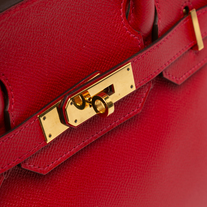 Epsom Birkin Retourne 30 Red - Gaby Paris