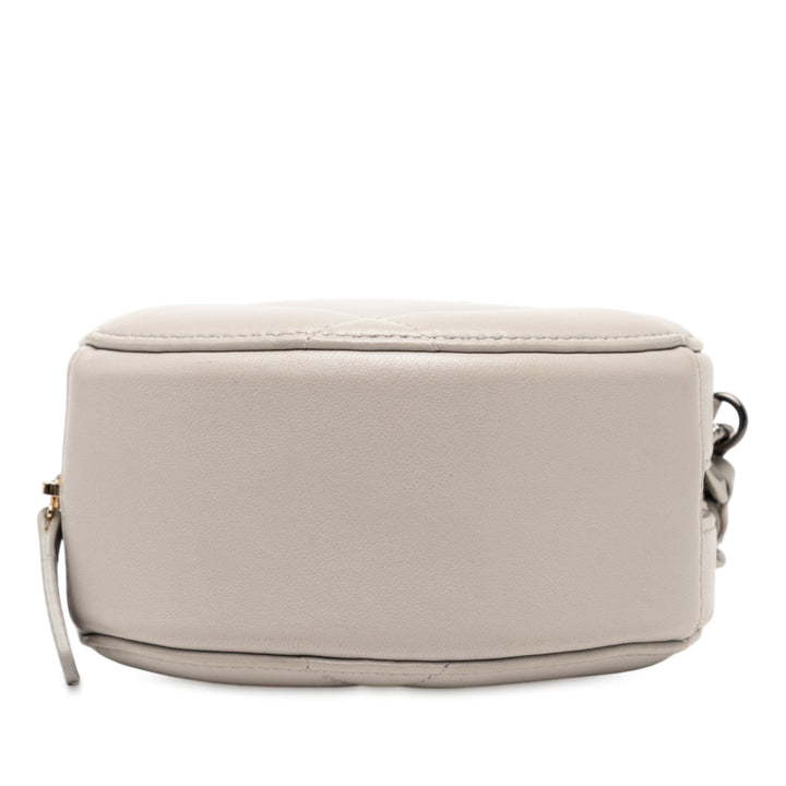 Chanel Cuir d’agneau 19 Rond Pochette avec chaîne