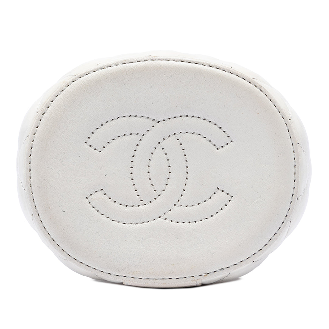 Chanel Small Matelassé Cuir d’agneau Crown Boîte Sac
