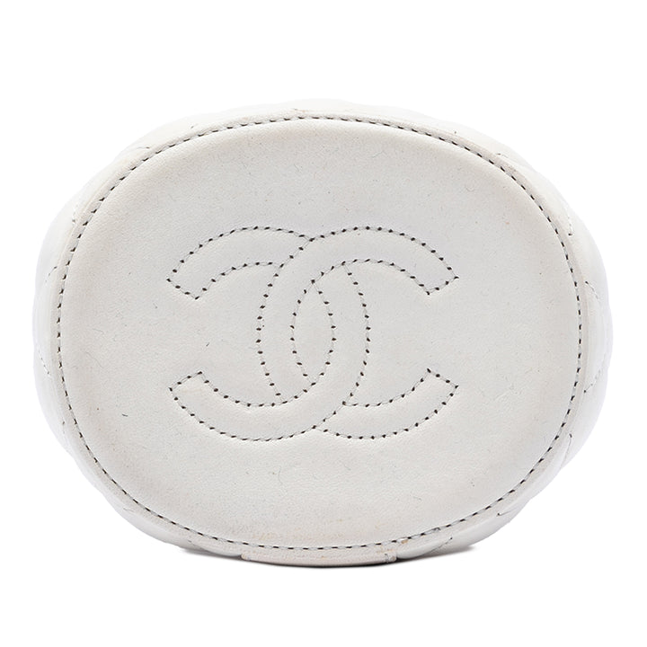 Chanel Small Matelassé Cuir d’agneau Crown Boîte Sac