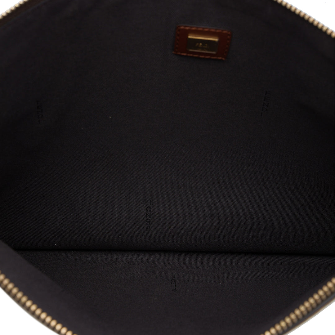 Zucchino Plat Pochette Grand Marron