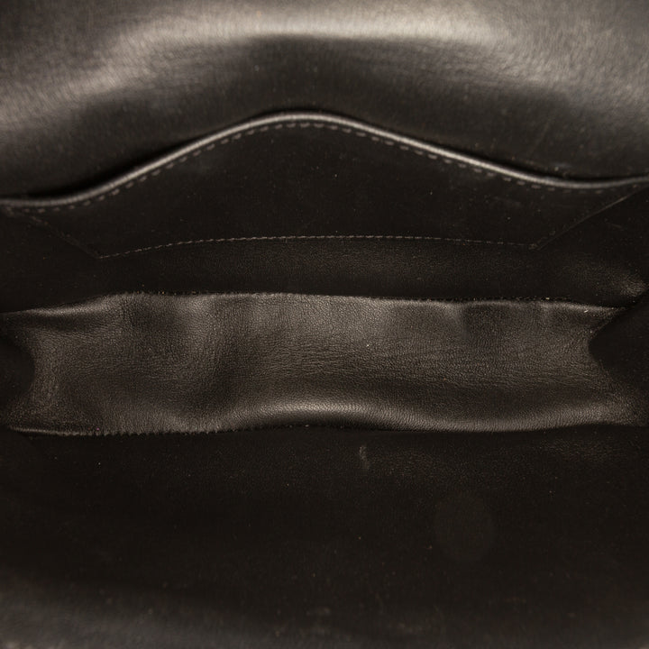 Celine Matelasse Cuir de chèvre Monochrome Chain Sac bandoulière