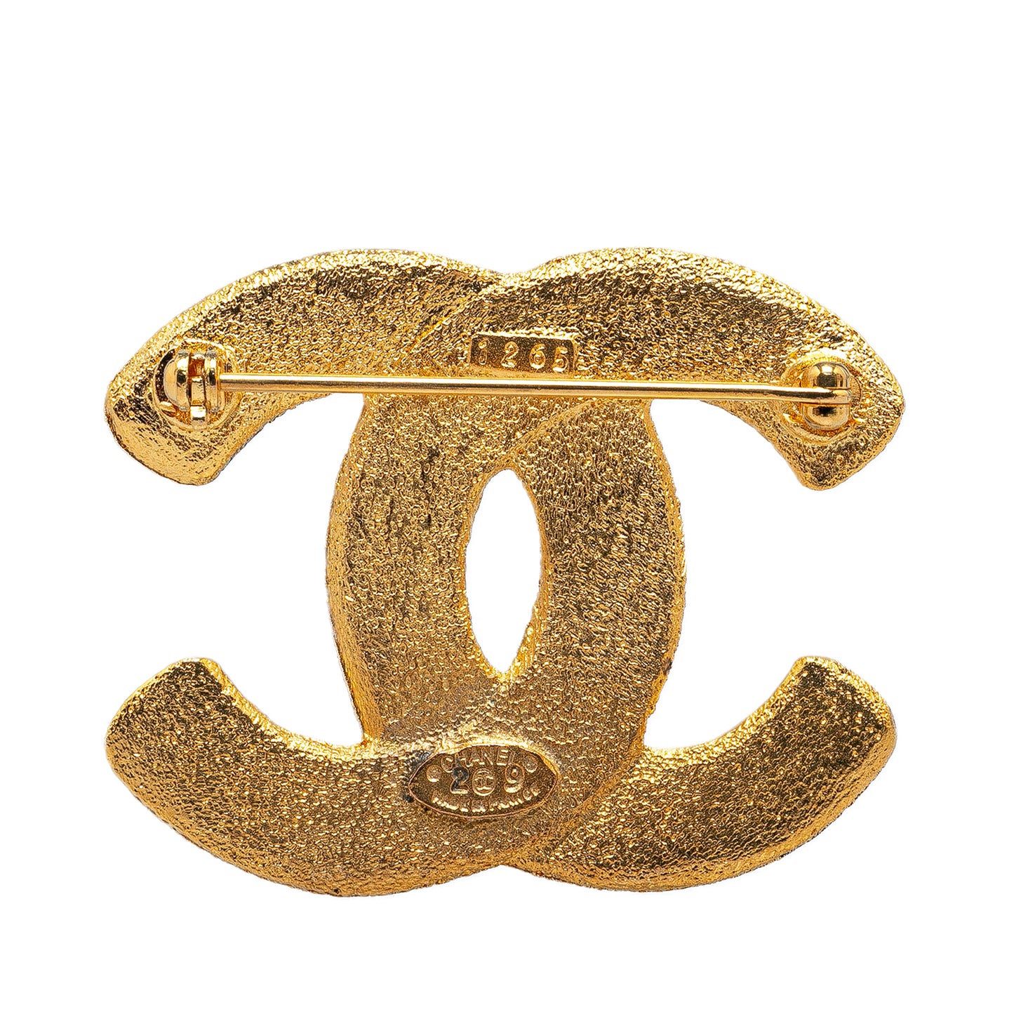 CC Gold Plated Brooch Gold - Gaby Paris