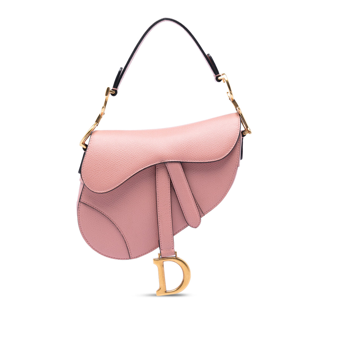 Dior Mini Cuir de veau grainé Saddle Sac