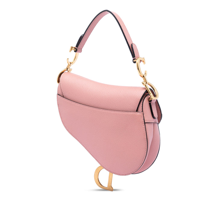 Dior Mini Cuir de veau grainé Saddle Sac