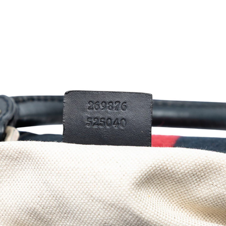 Gucci Small GG Toile Web Joy Boston Sac