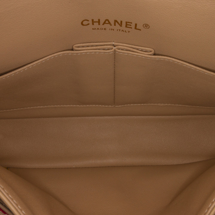 Chanel Medium Classic Jersey Coco Sailor Double rabat Rouge – GABY PARIS Authentique