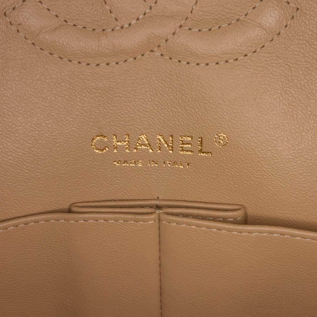 Chanel Medium Classic Jersey Coco Sailor Double rabat Rouge – GABY PARIS Authentique