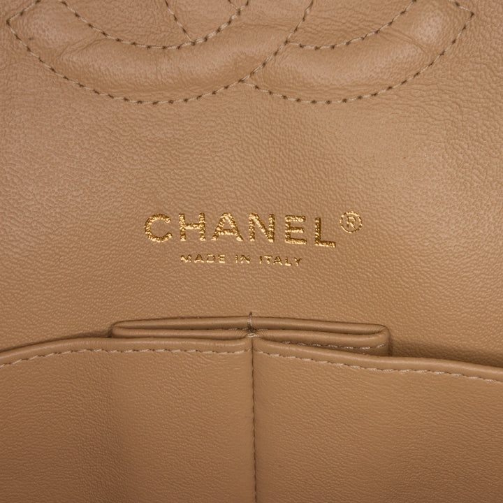 Chanel Medium Classic Jersey Coco Sailor Double rabat Rouge – GABY PARIS Authentique