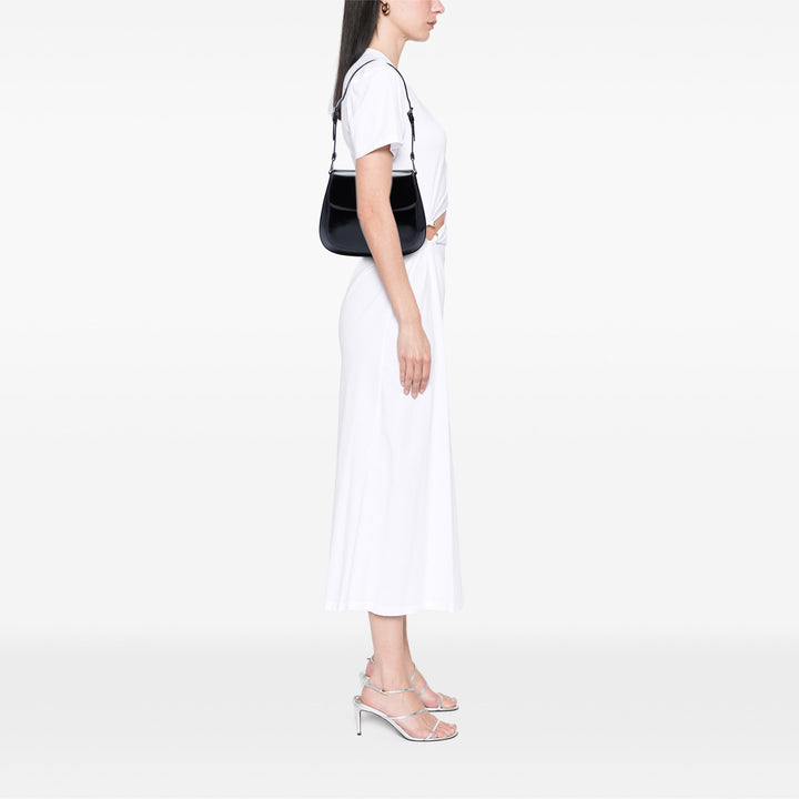 Prada Sac porté épaule Spazzolato Cleo à rabat Moyen Noir – vue 6 – GABY PARIS