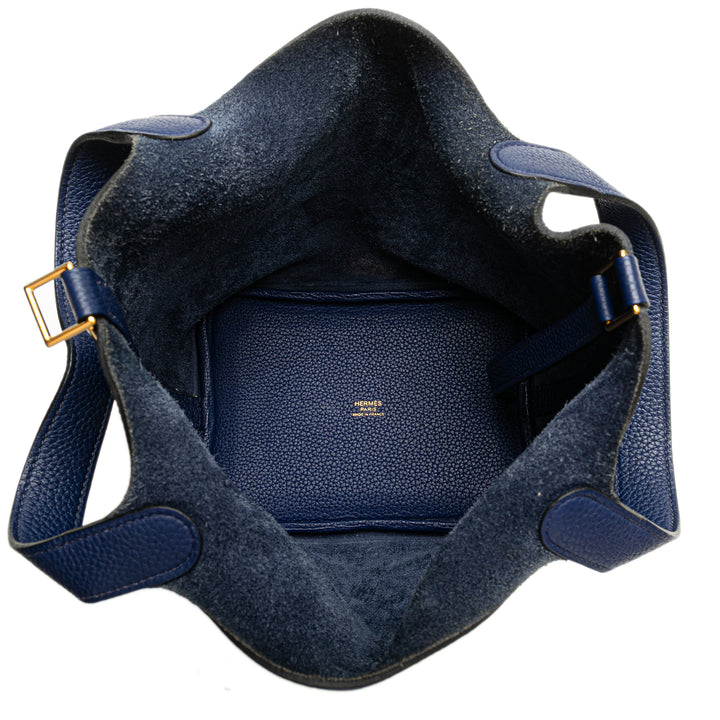Hermès Clemence Picotin Lock 18 Bleu