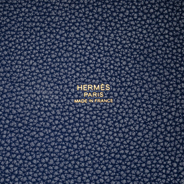 Hermès Clemence Picotin Lock 18 Bleu