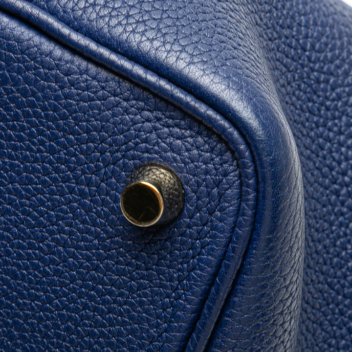 Hermès Clemence Picotin Lock 18 Bleu