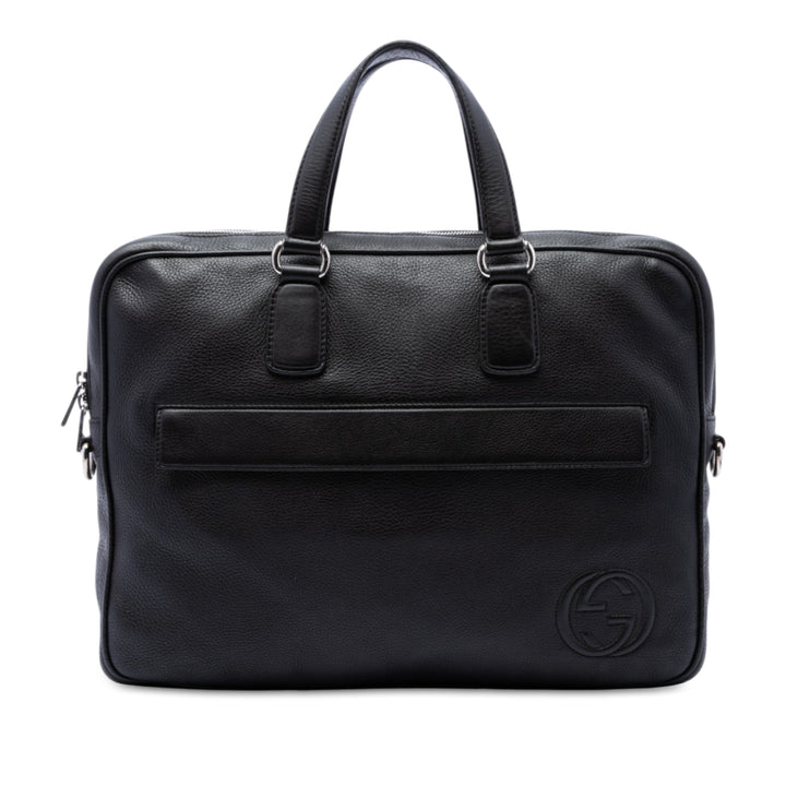 Soho Porte-documents Cuir de veau Noir