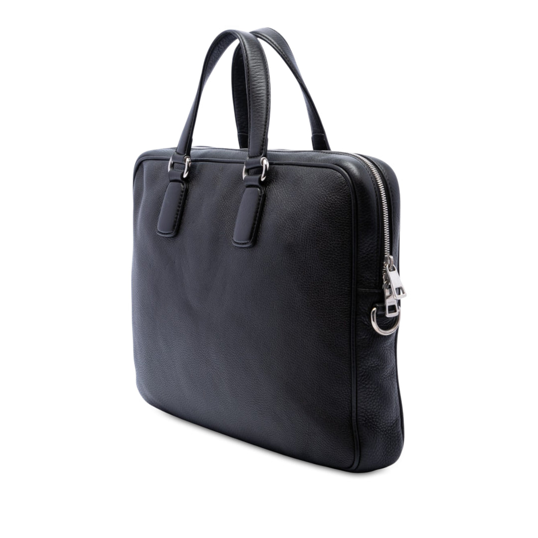 Soho Porte-documents Cuir de veau Noir