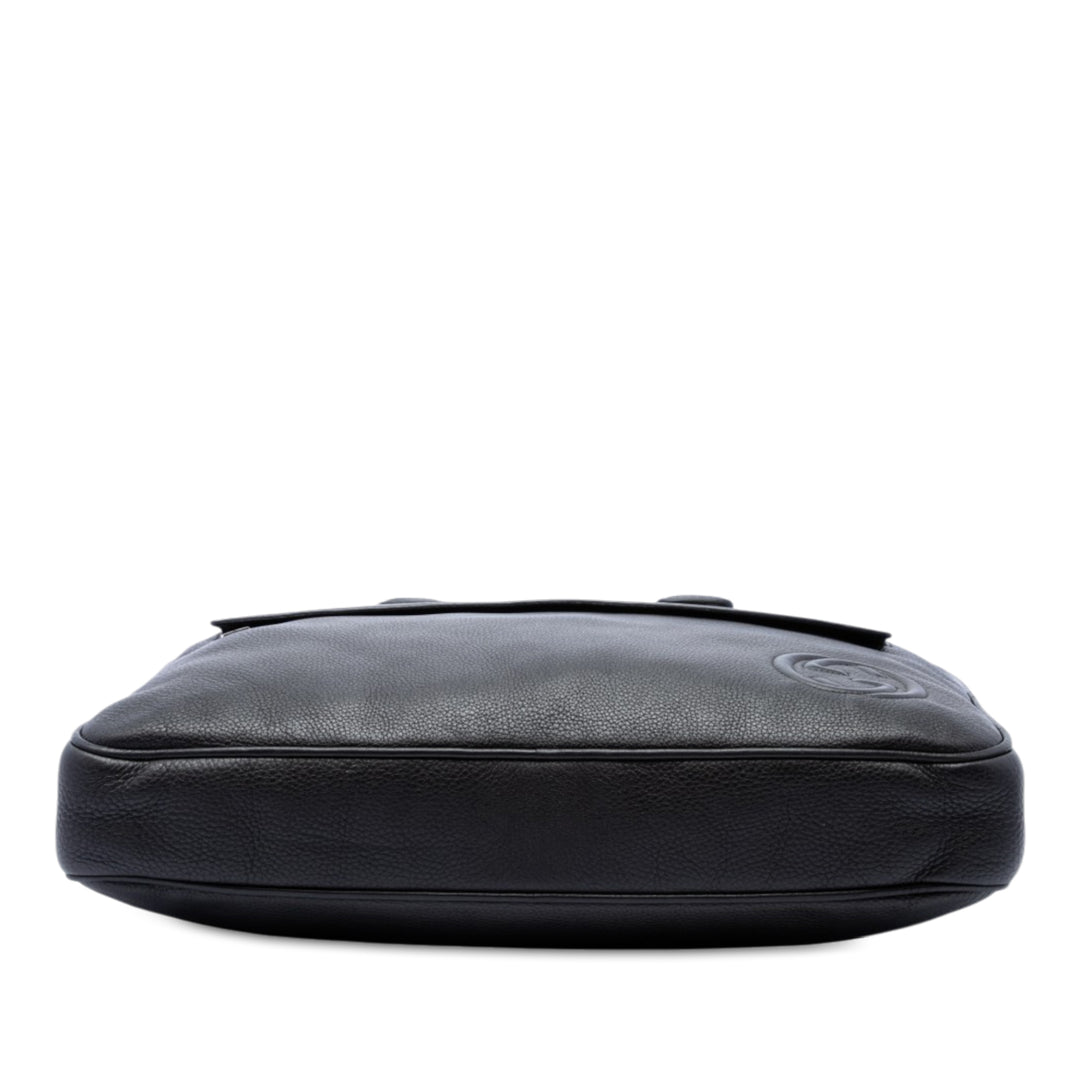Soho Porte-documents Cuir de veau Noir