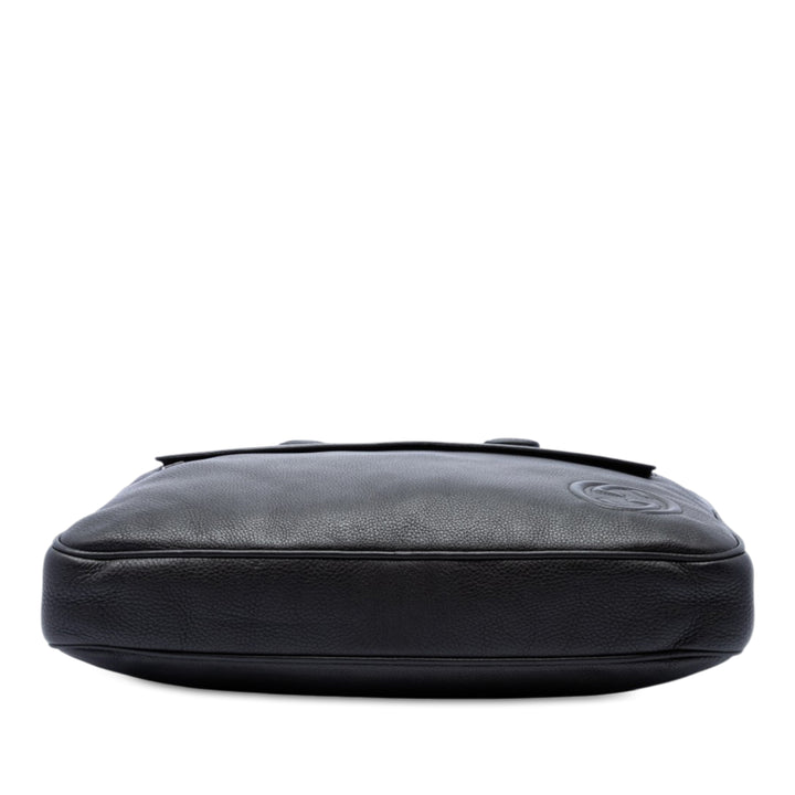 Soho Porte-documents Cuir de veau Noir