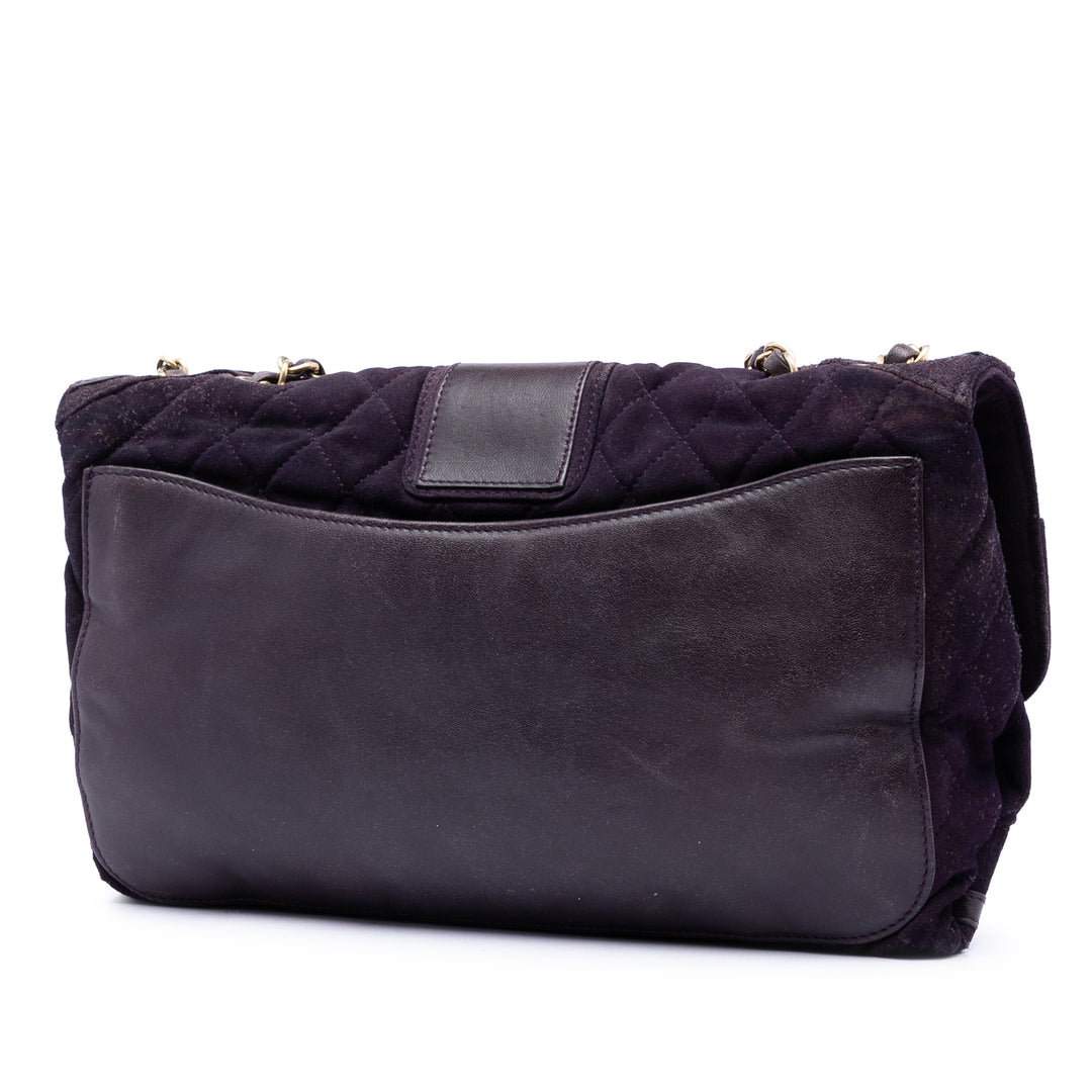 Chanel Matelassé Daim Union Jack Reissue 2.55 Double rabat 227