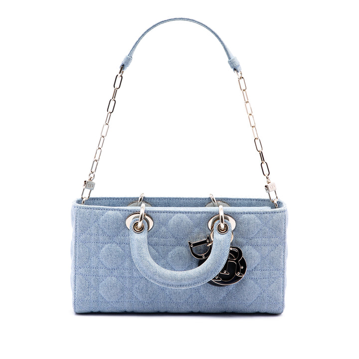 Dior Cannage Lady D Joy Moyen Jean Bleu – vue 6 – GABY PARIS