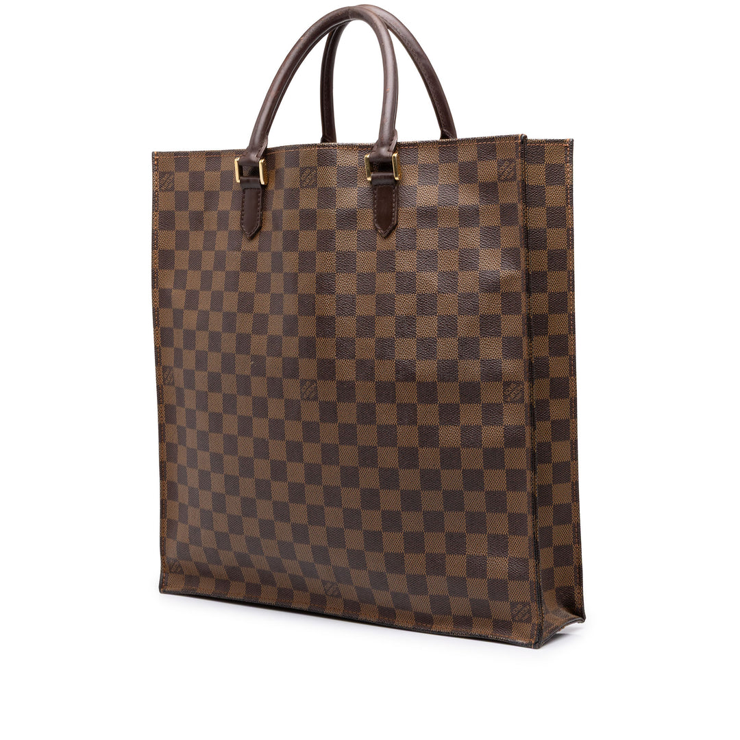 Louis Vuitton Sac Plat Damier Ébène Marron – vue 2 – GABY PARIS