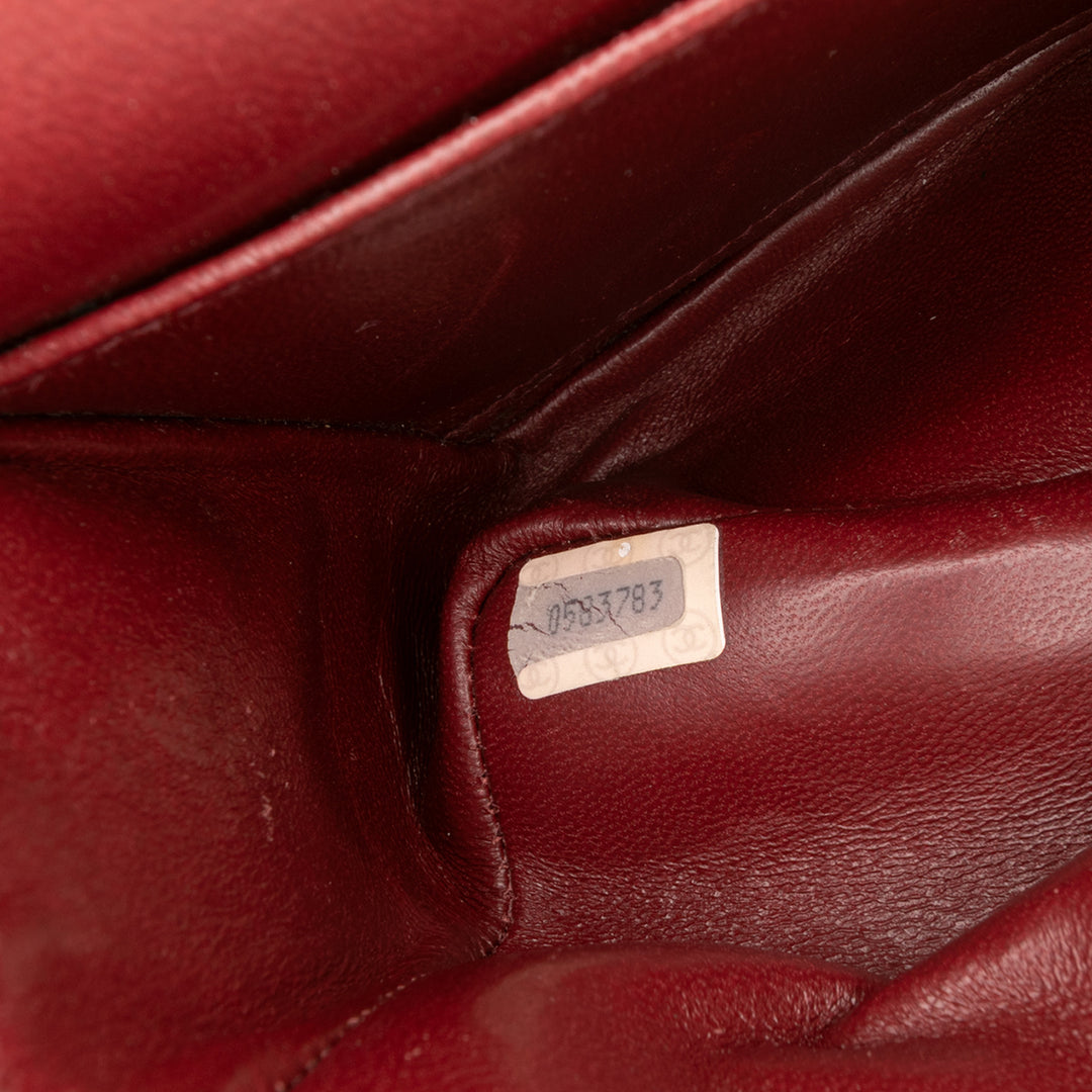 Small Classic Lambskin Double Flap Black - Gaby Paris