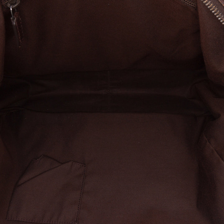 GG Canvas Web Business Bag Brown - Gaby Paris