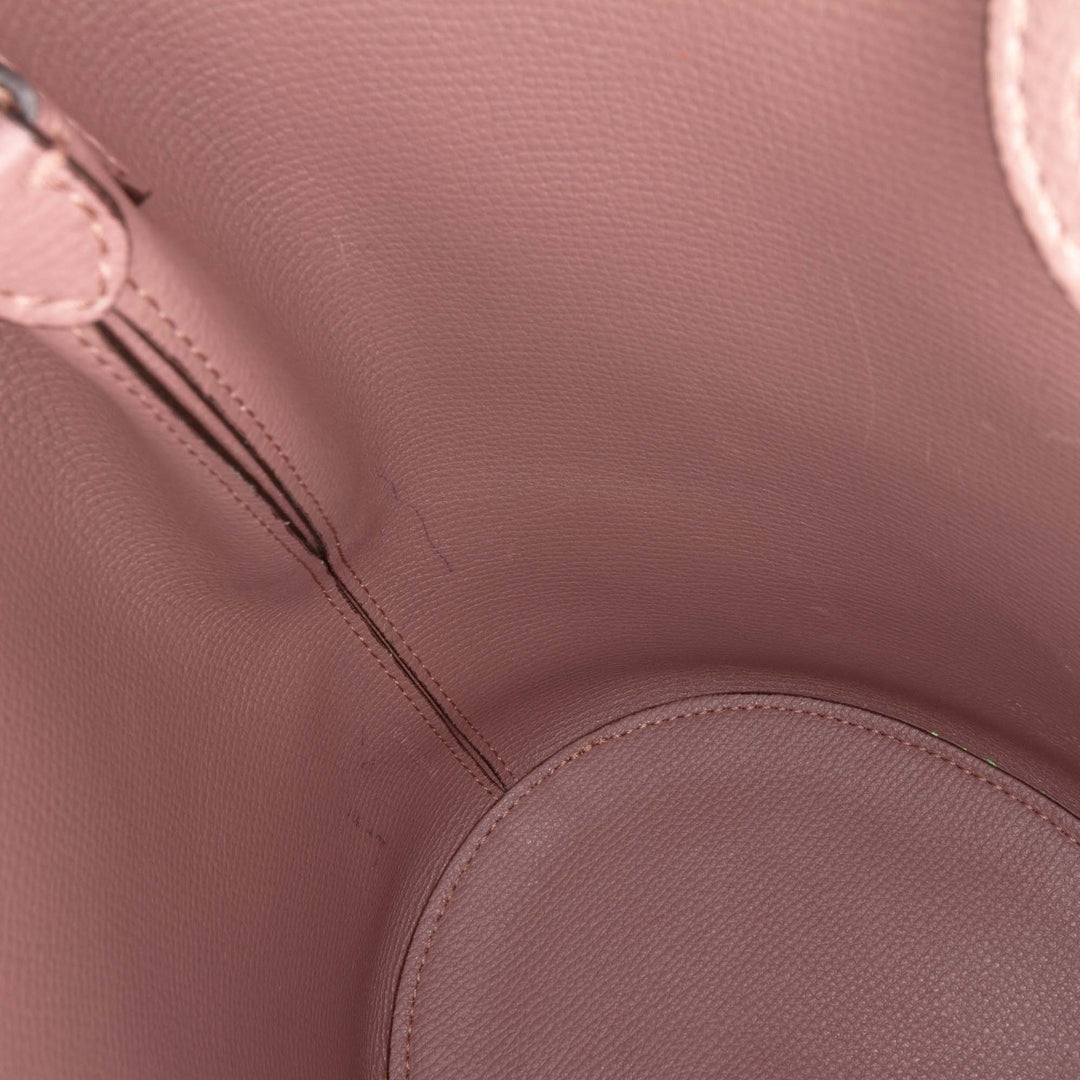 Haymarket Check Coated Canvas Lorne Bucket Bag Brown - Gaby Paris