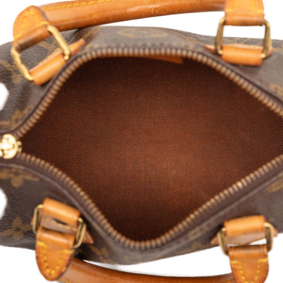 Louis Vuitton Monogram Nano Speedy Bandouliere