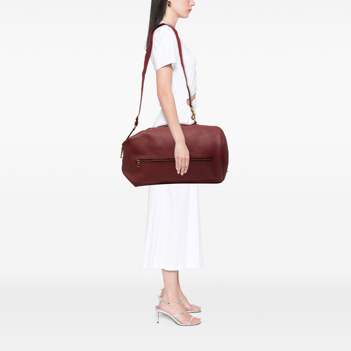 Gucci Grained Vertical Zippé Sling Sac Cuir