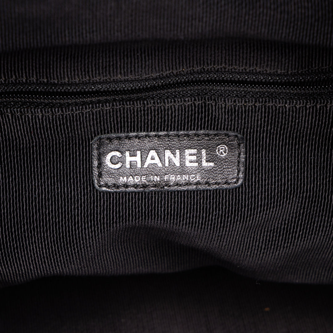 Chanel CC Grafitti Cordon Cabas Noir – vue 5 – GABY PARIS