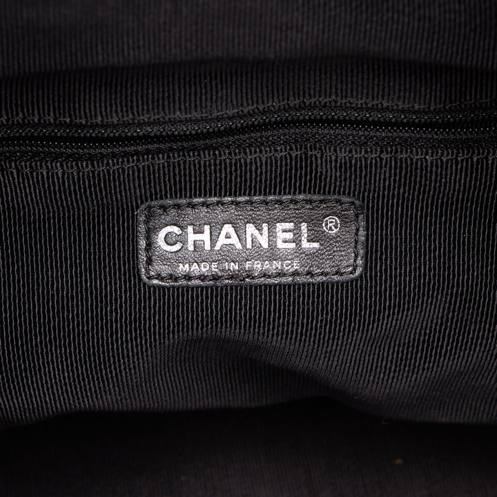 Chanel CC Grafitti Cordon Cabas Noir – vue 5 – GABY PARIS