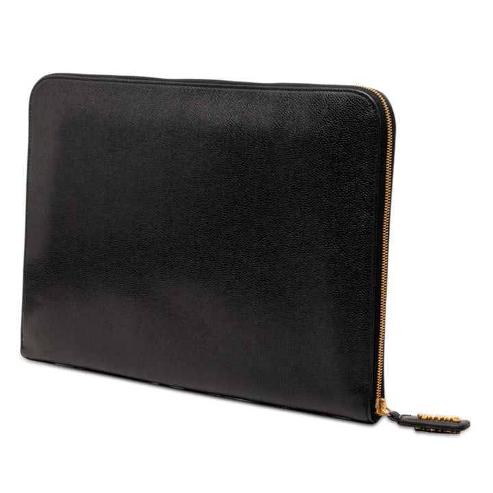 Chanel CC Caviar Documents Portfolio Pochette