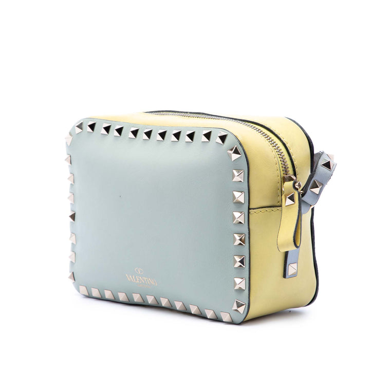 Valentino Multicolore Rockstud Sac caméra Multi Cuir
