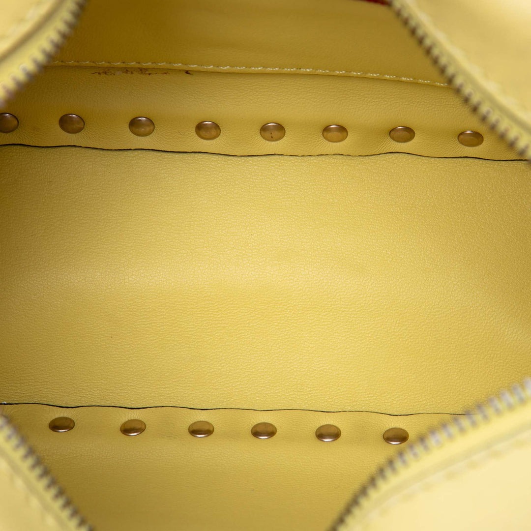 Valentino Multicolore Rockstud Sac caméra Multi Cuir