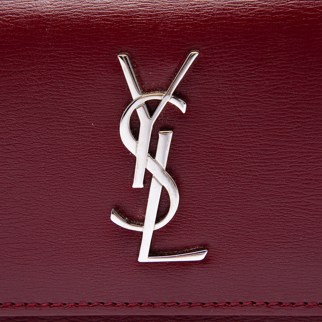 Saint Laurent Sac bandoulière Sunset Petit Cuir de veau Rouge – vue 5 – GABY PARIS