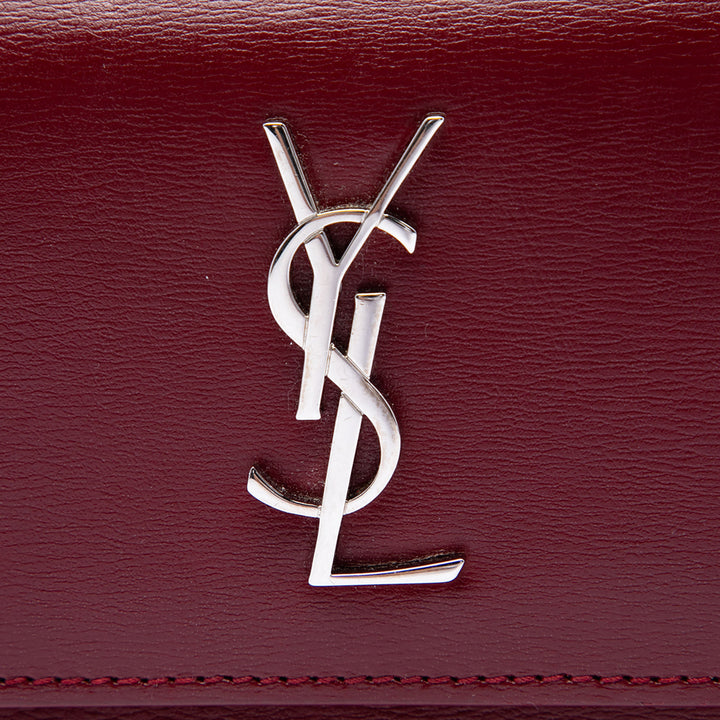 Saint Laurent Sac bandoulière Sunset Petit Cuir de veau Rouge – vue 5 – GABY PARIS