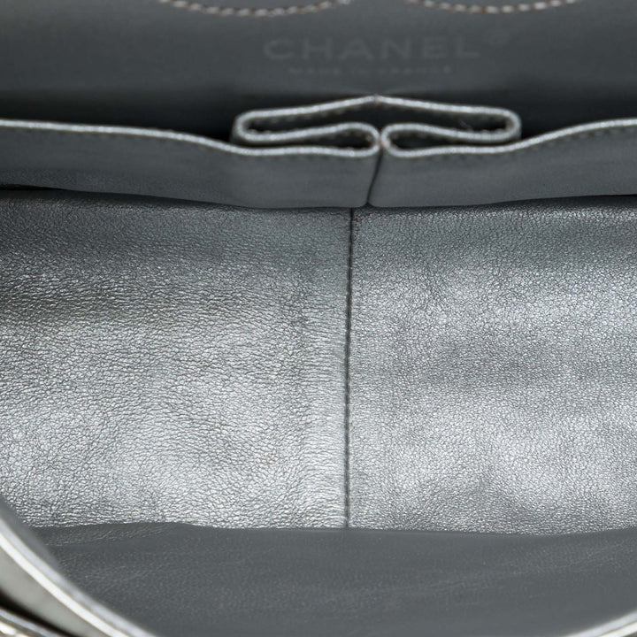 Chanel Matelassé Metallic vieilli Cuir de veau Reissue 2.55 Double rabat 226