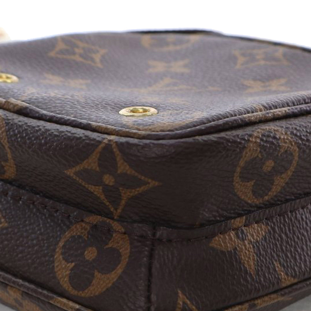Monogram Utility Phone Sleeve Brown - Gaby Paris