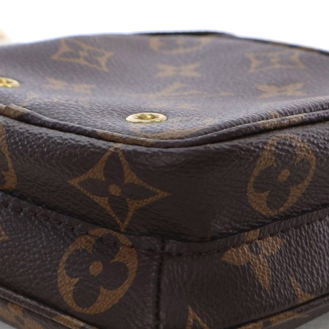 Monogram Utility Phone Sleeve Brown - Gaby Paris