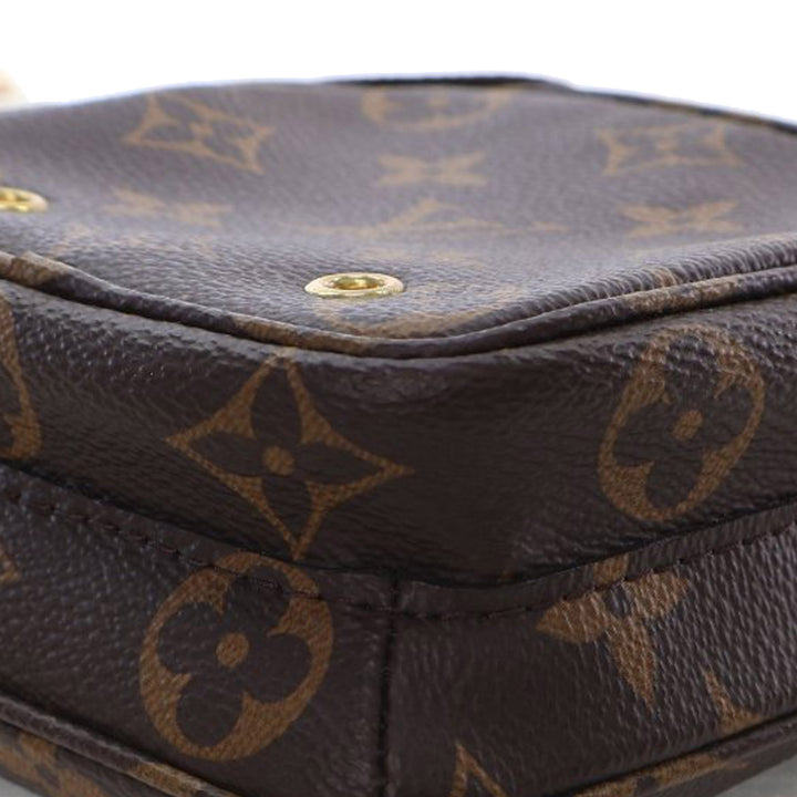 Monogram Utility Phone Sleeve Brown - Gaby Paris