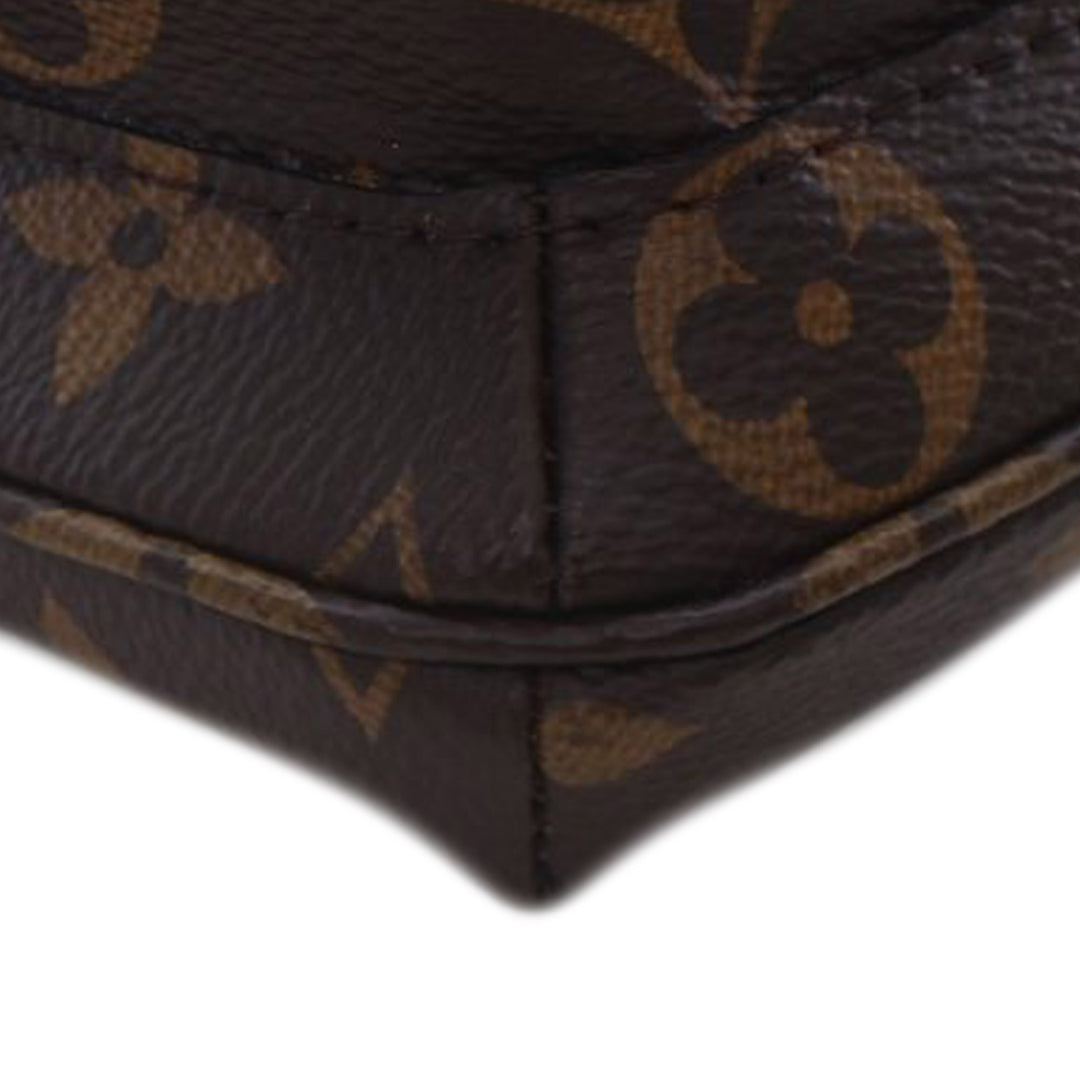 Monogram Utility Phone Sleeve Brown - Gaby Paris