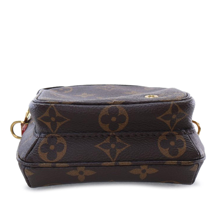 Monogram Utility Phone Sleeve Brown - Gaby Paris