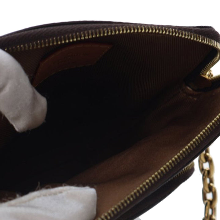 Monogram Utility Phone Sleeve Brown - Gaby Paris