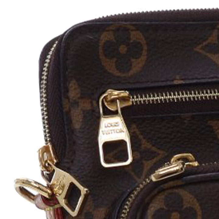 Monogram Utility Phone Sleeve Brown - Gaby Paris
