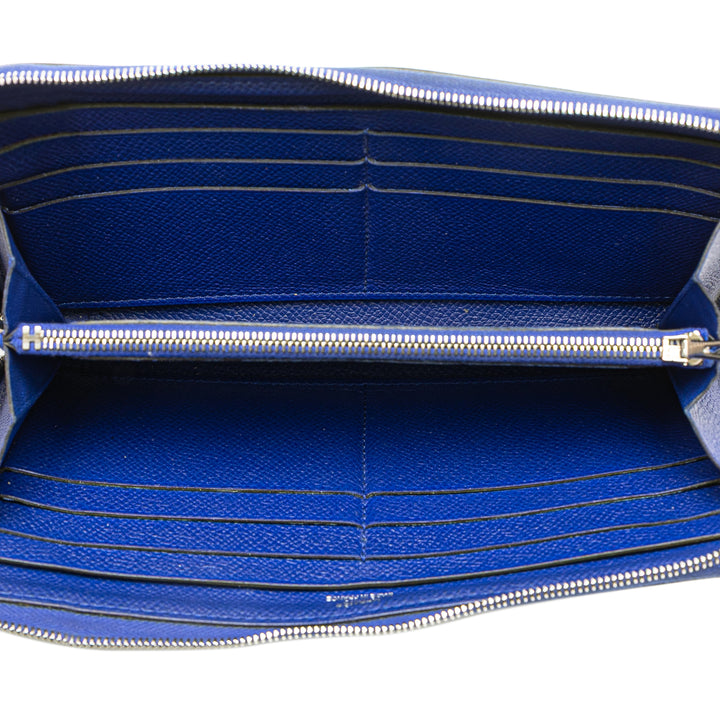 Epsom Azap Classique Wallet Blue - Gaby Paris
