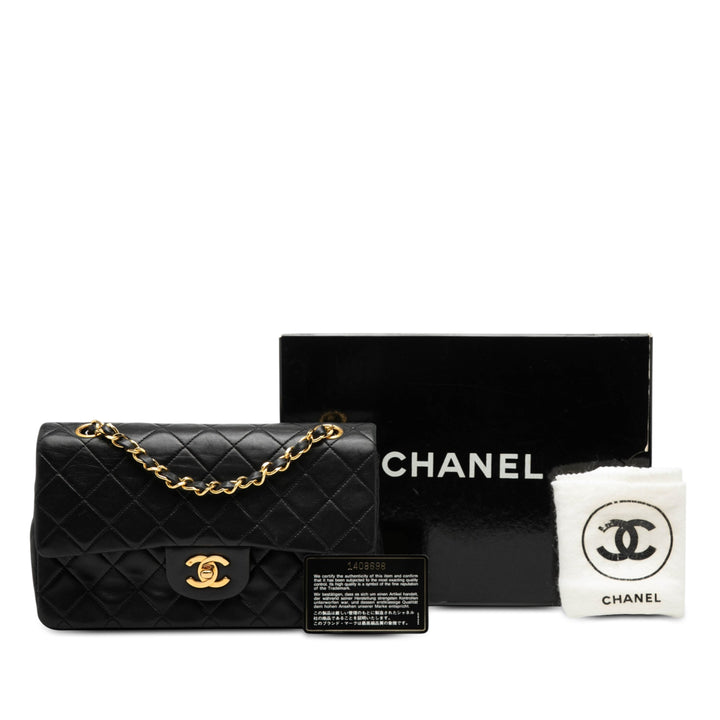 Chanel Small Classic Cuir d’agneau Double rabat